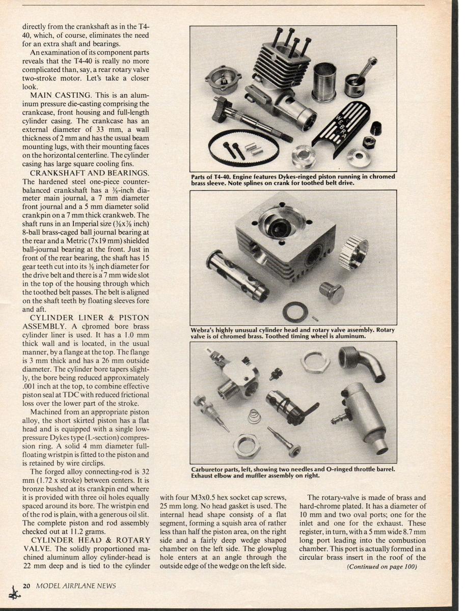 Moteur Webra T4/60 Vintage - Neuf En Boîte